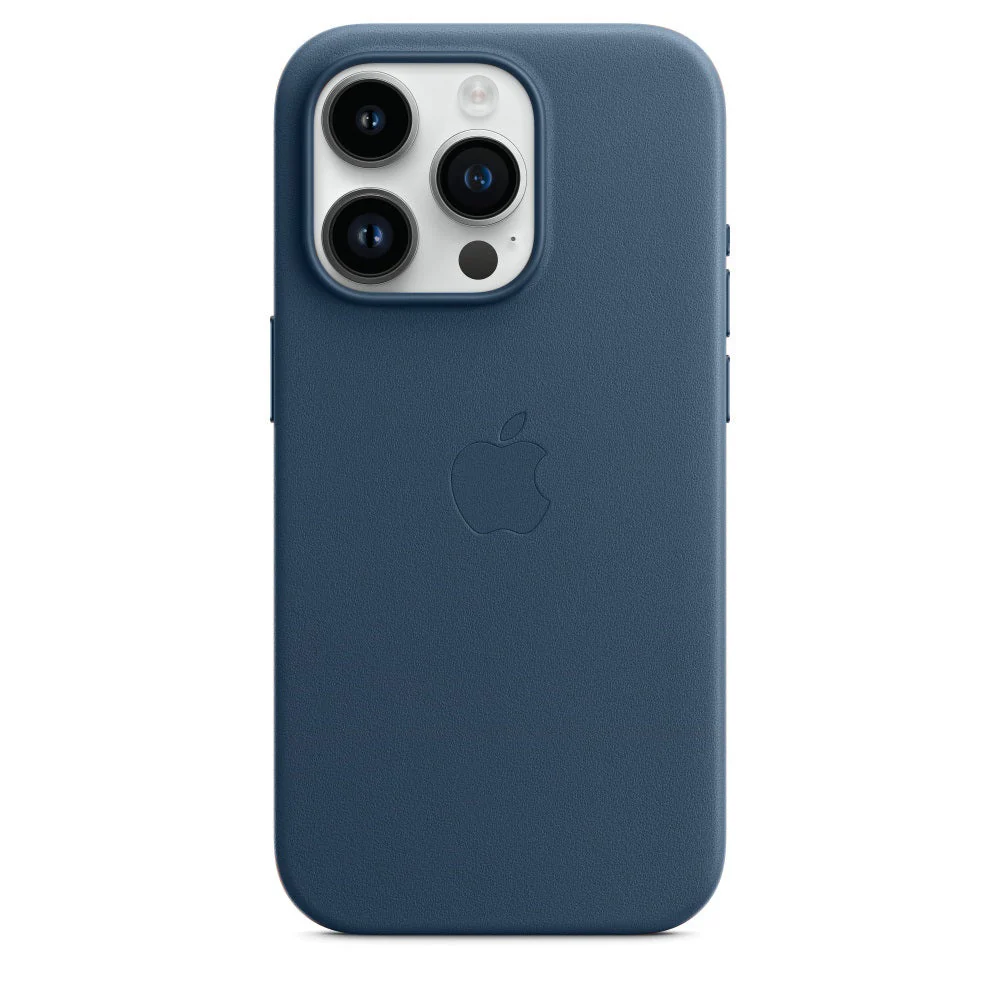 iPhone 16 Pro Leather Case Magsfe - Batalic Blue
